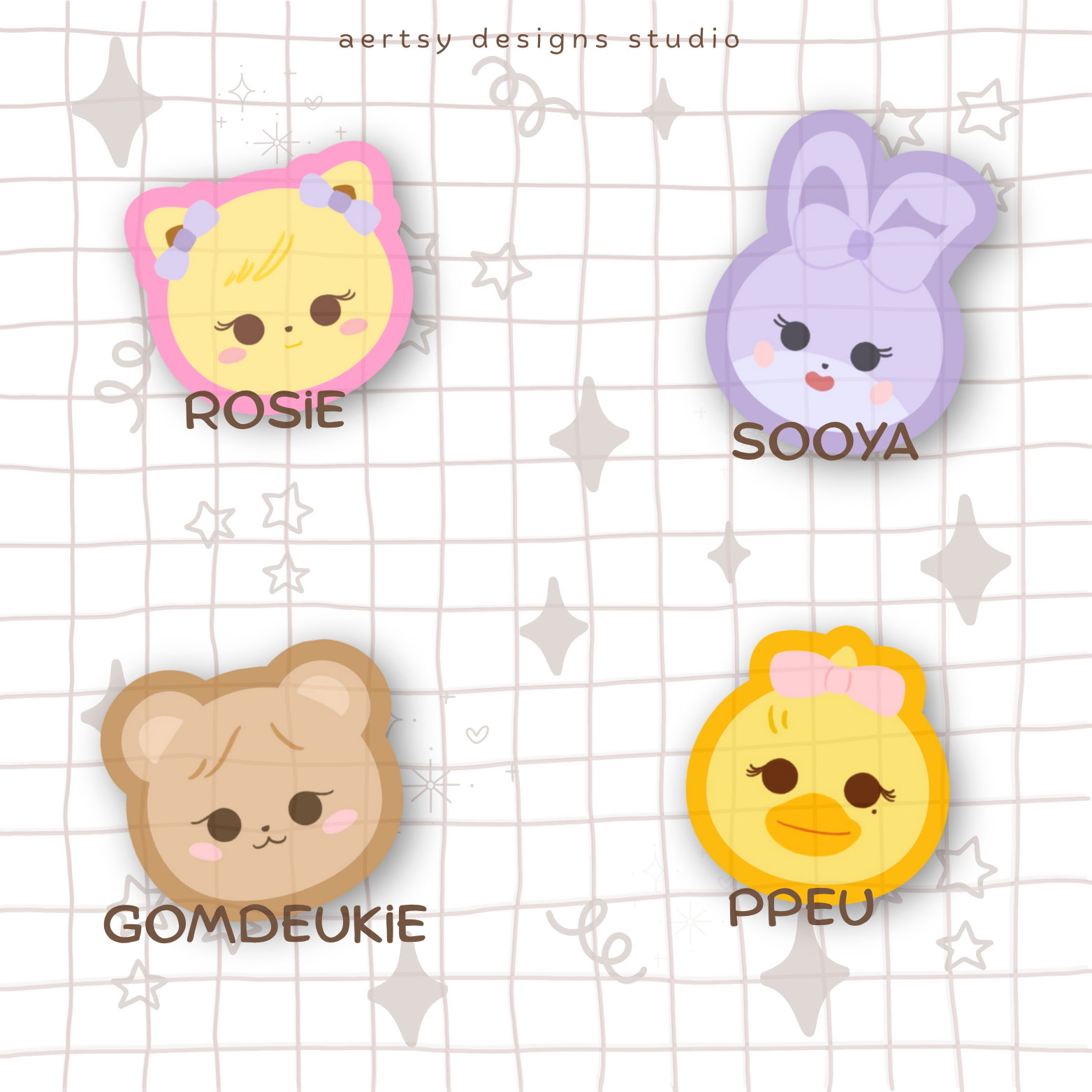 blink character | blackpink vinyl sticker