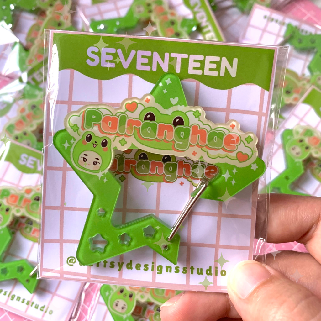 palranghae carabiner acrylic | seventeen miniteen