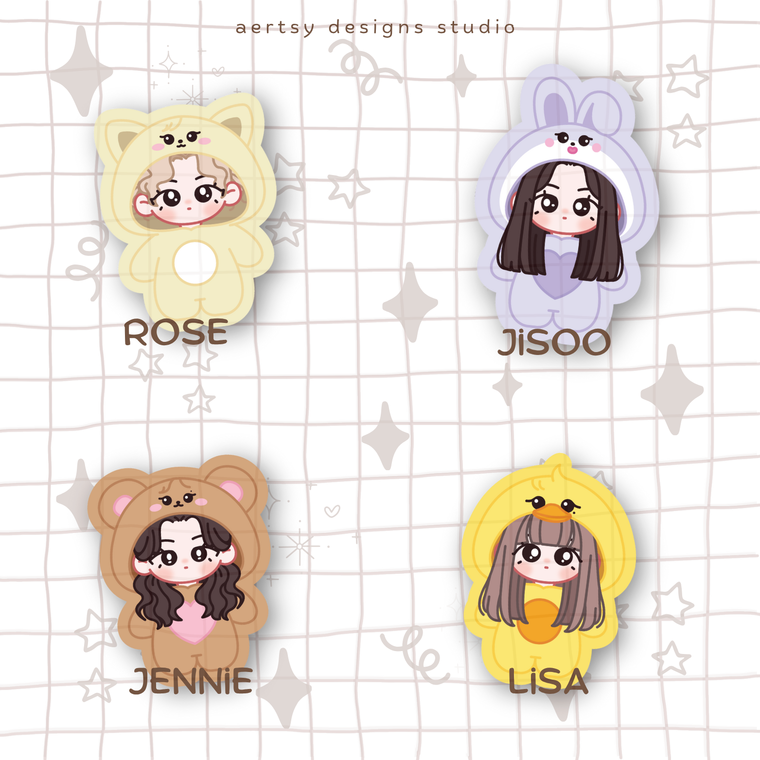 blink costume character | blackpink vinyl sticker