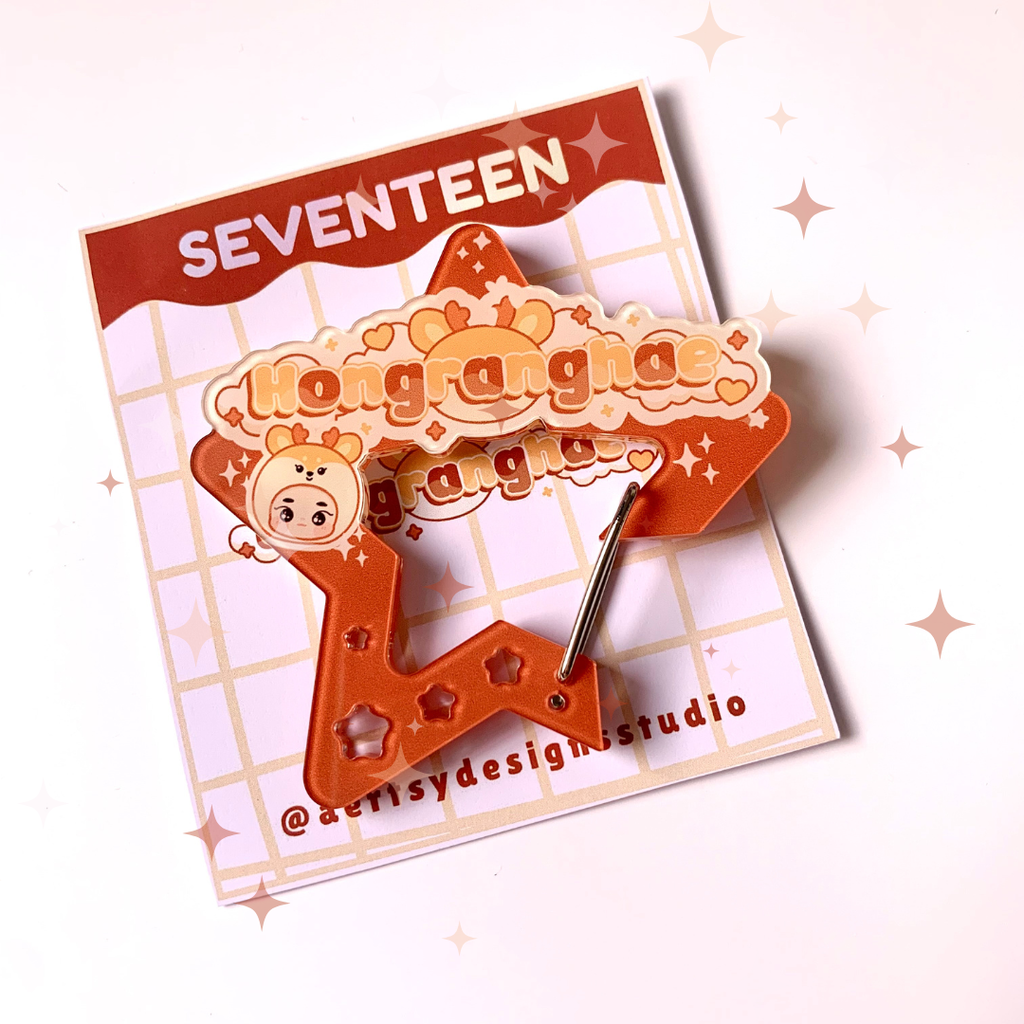 hongranghae carabiner acrylic | seventeen miniteen