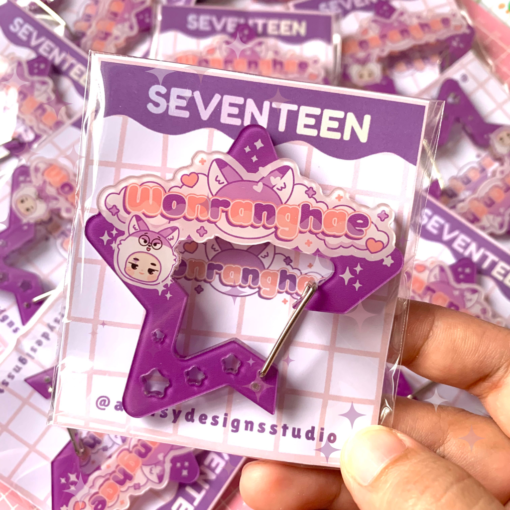 wonranghae carabiner acrylic | seventeen miniteen