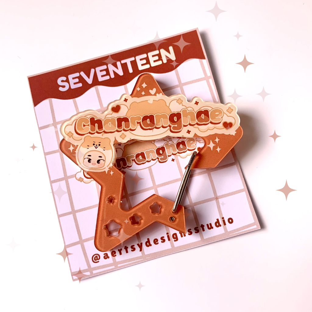 chanranghae carabiner acrylic | seventeen miniteen