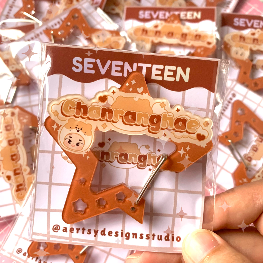 chanranghae carabiner acrylic | seventeen miniteen