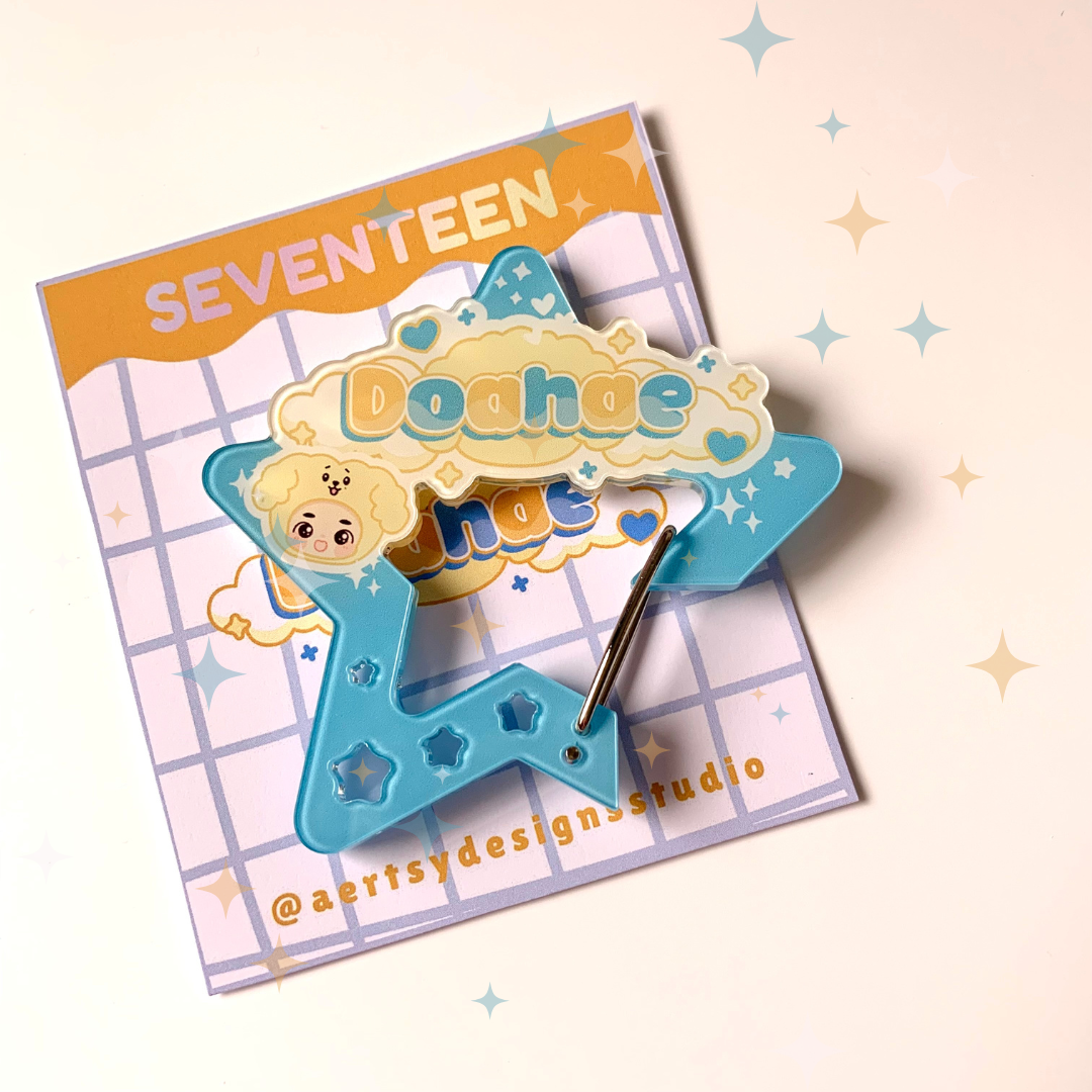 doahae carabiner acrylic | seventeen miniteen