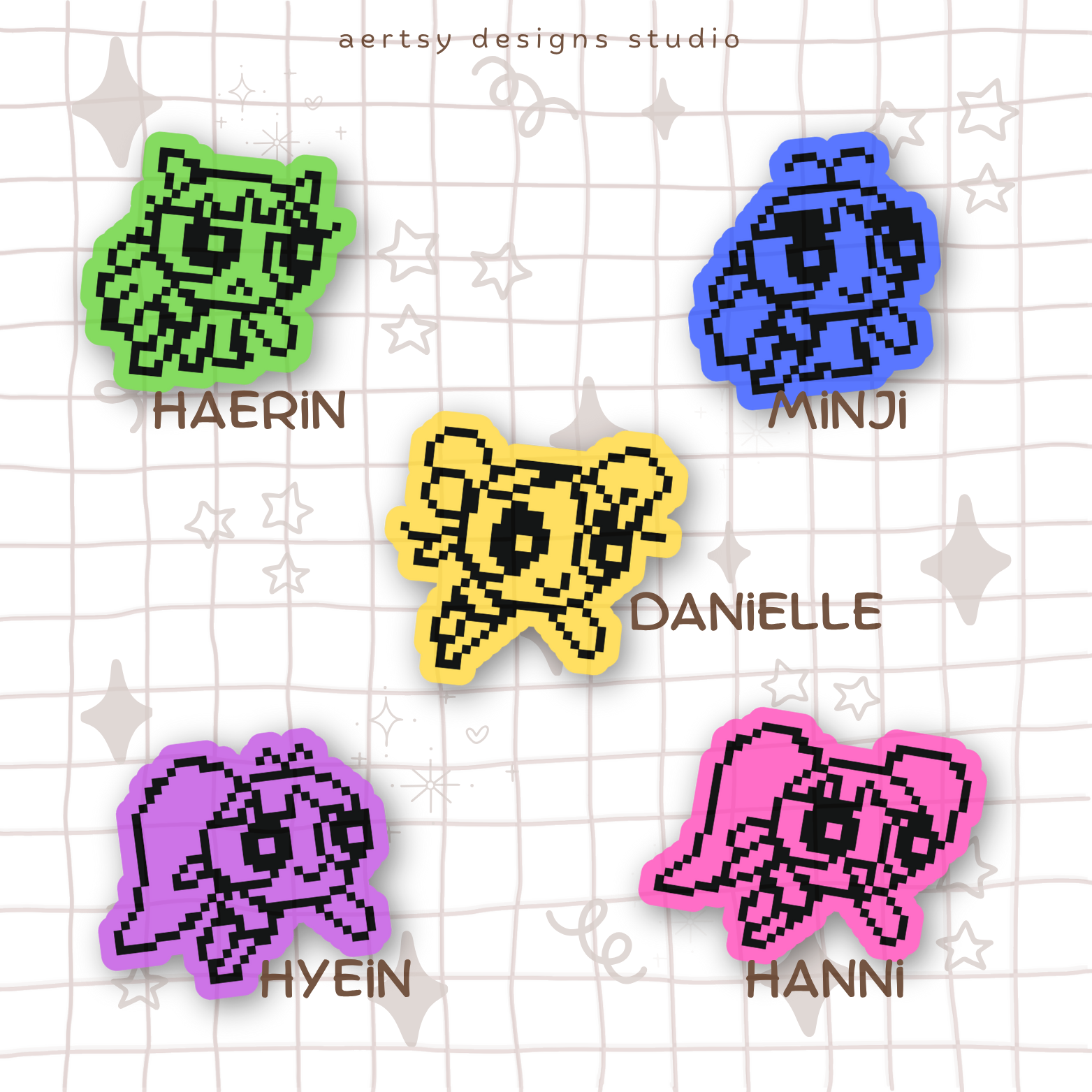bunnies character | newjeans vinyl stickers