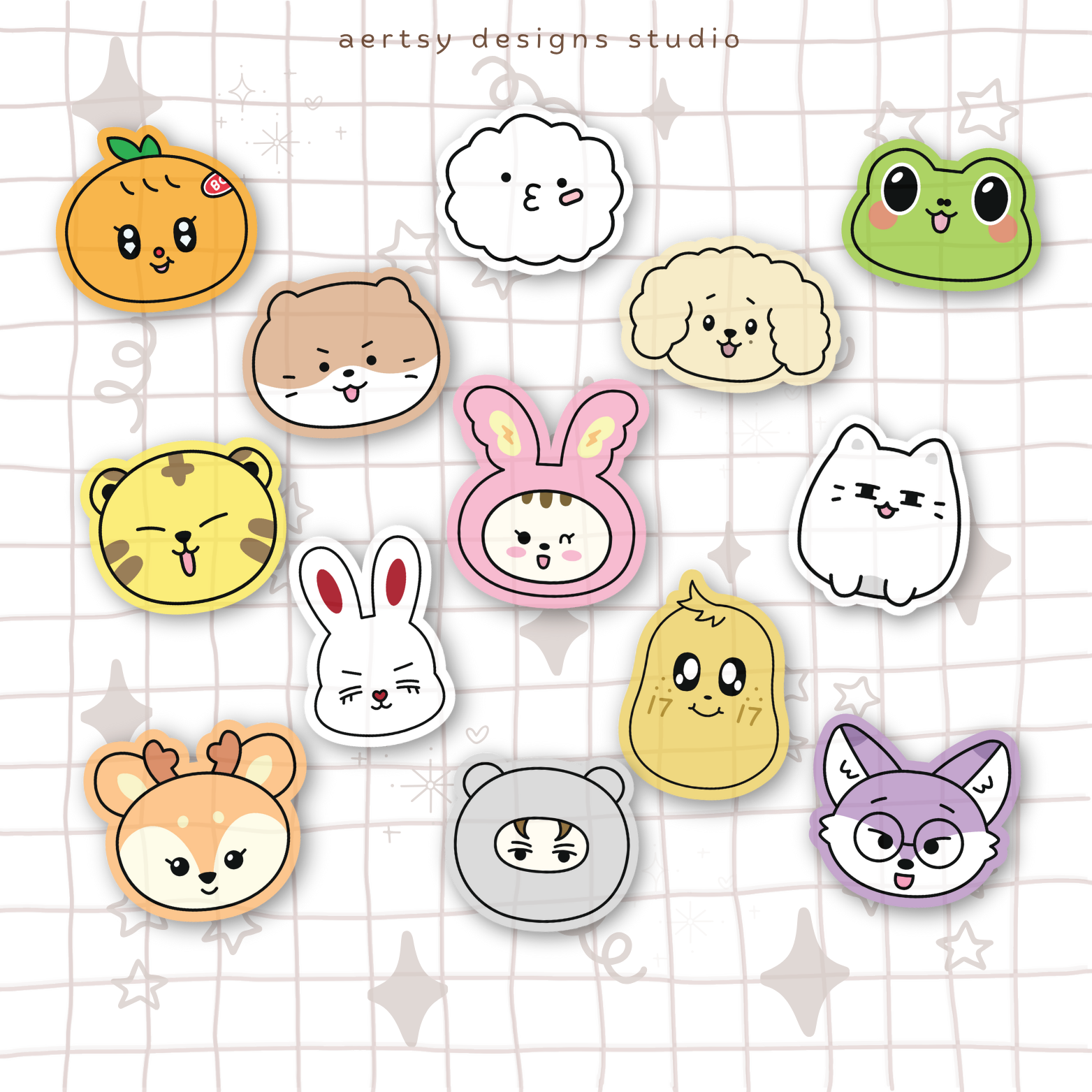 svt carat character | seventeen vinyl sticker