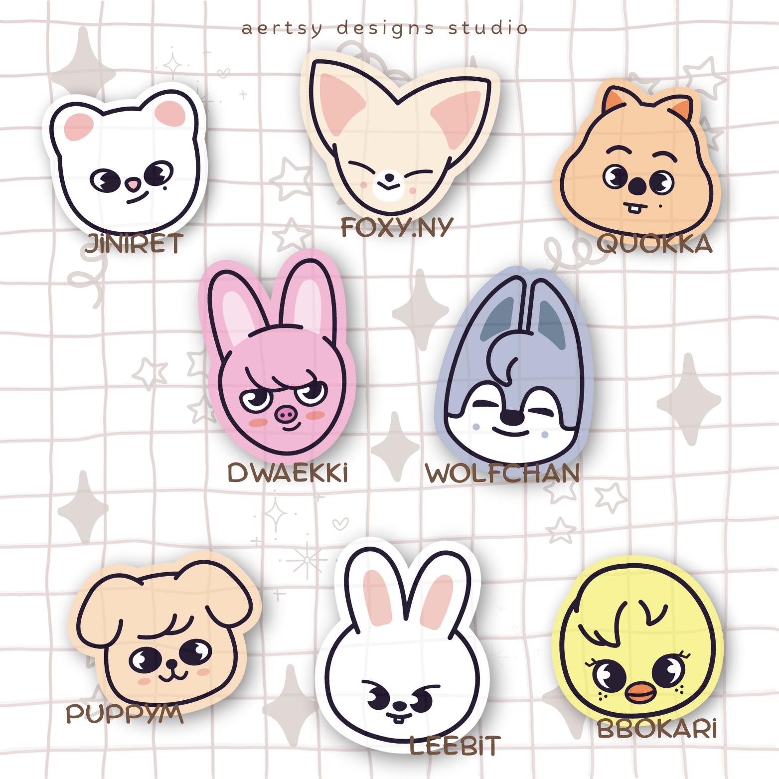 skzoo character | straykids vinyl sticker