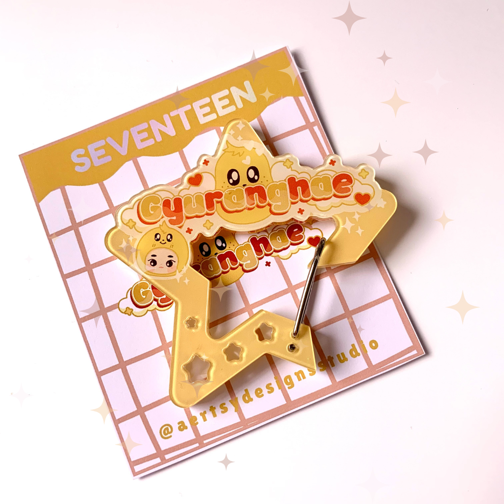 gyuranghae carabiner acrylic | seventeen miniteen