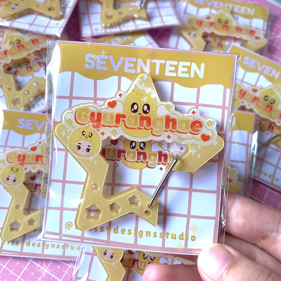 gyuranghae carabiner acrylic | seventeen miniteen