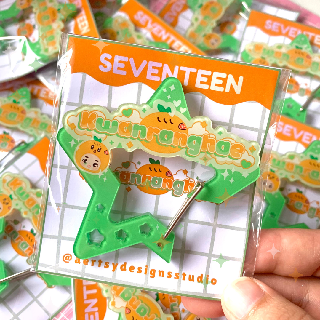 kwanranghae carabiner acrylic | seventeen miniteen