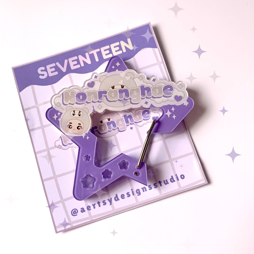 nonranghae carabiner acrylic | seventeen miniteen