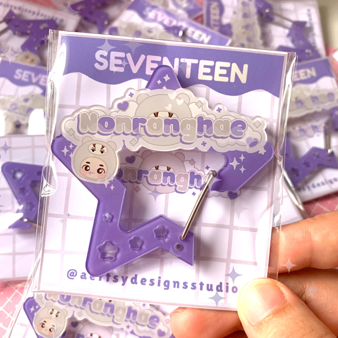 nonranghae carabiner acrylic | seventeen miniteen