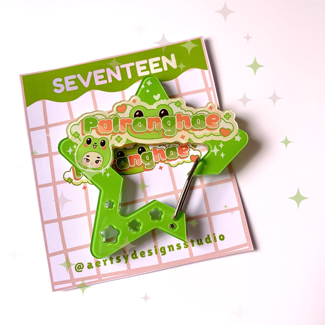 palranghae carabiner acrylic | seventeen miniteen